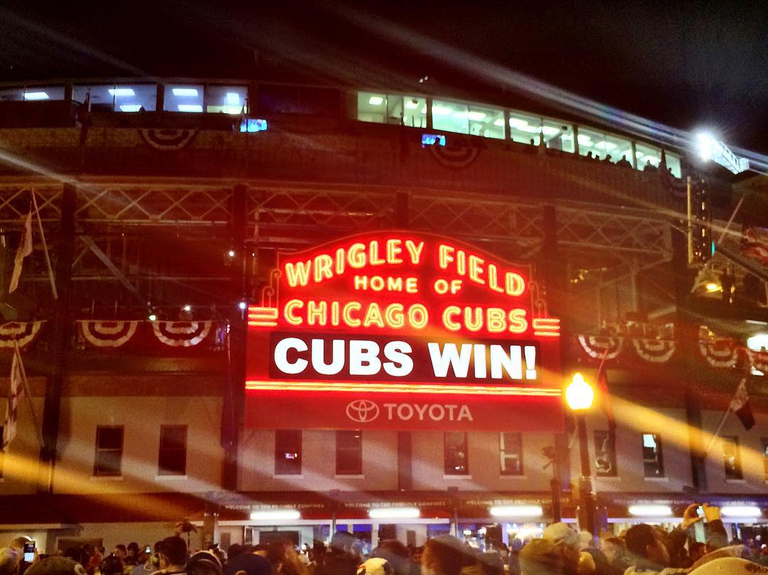 Historic Cubs win at Wrigley Field in 2016